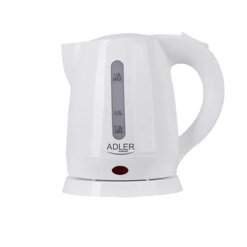 Adler AD 1272 Mini-Wasserkocher 1.0 Liter 1 Stück 1600W Reise Tragbar Weiß
