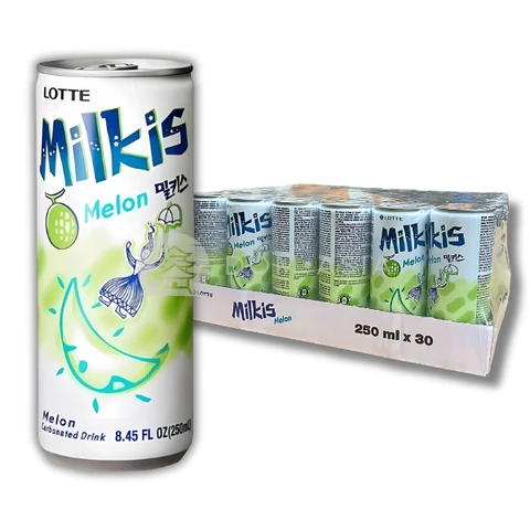 Lotte Milkis Softdrink Melone Dose (KARTON) 250ml×30