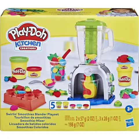 Play-Doh smoothie blender speelset - meerkleurig, 12 stuks