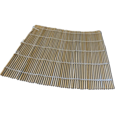 Bamboo sushi curtain to do sushi mat tools Japanese cuisine sushi bamboo curtain roll home egg rolls spring rolls nori rice wrapping special roll curtain sushi curtain 24x24 cm