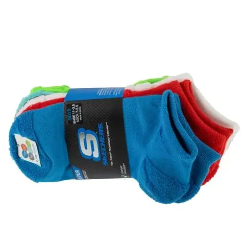 Skechers Socken für Jungen, dino terry, 6er-Pack, mehrfarbig, 27,5-35,5