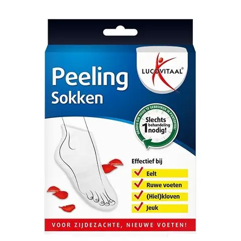 Lucovitaal Peelingsokken - 1 paar