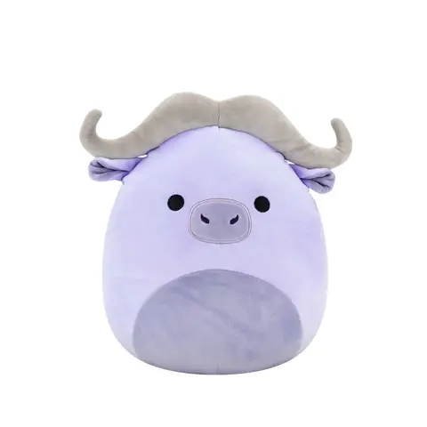 Squishmallows 12-Inch Bradley the Purple Water Buffalo Plush Soft Toy