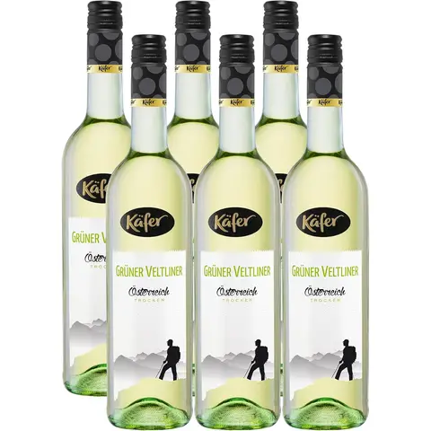 Käfer grüner veltliner weißwein trocken 6x0,75 L