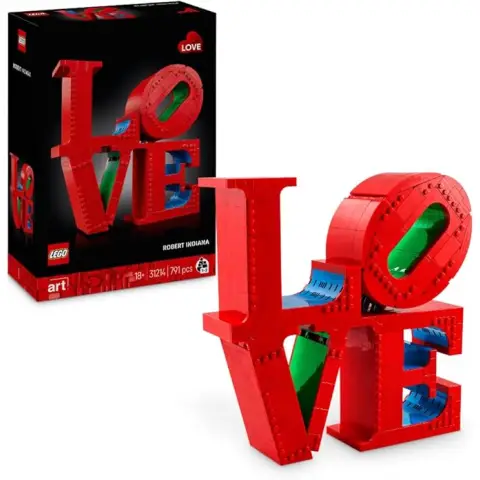 LEGO Art Love, Bauset für Erwachsene, Wohn-Deko, Valentins- und Muttertagsgeschenk, Geschenk für Paare, kreative Aktivität für Kunst- und Designliebhaber 31214