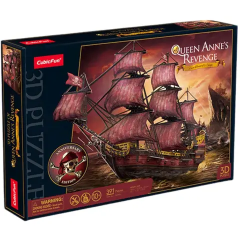 Cubic Fun 3d Puzzel Queen Anne Revenge Spe.Edi