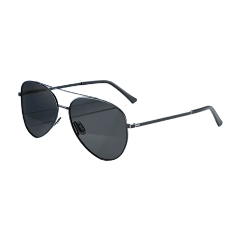 ochama classic aviator sunglasses men and women's sunglasses driving anti-glare frog mirror lightweight black