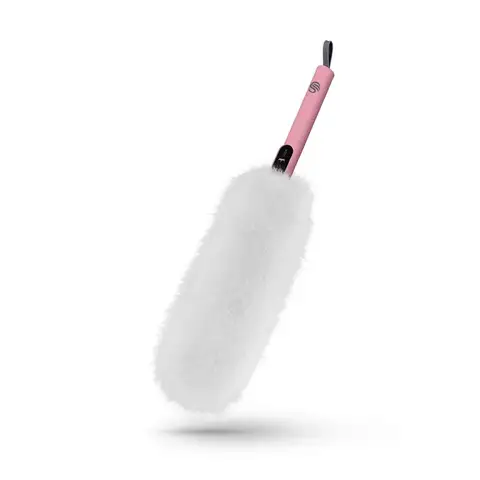 Swan x Lynsey 2-in-1 Ultra-Fine Microfibre Duster with Super Soft Microfibres, Pink