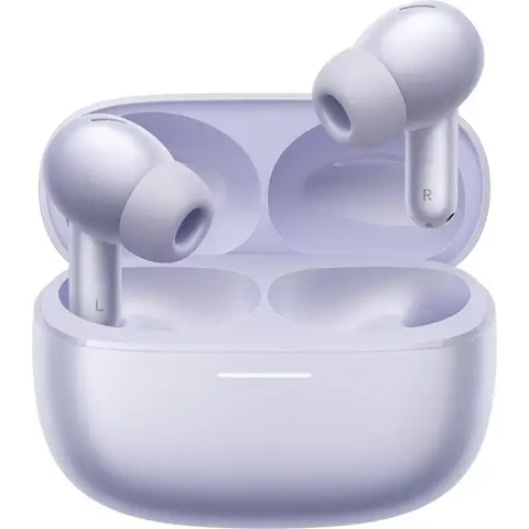 Xiaomi Redmi Buds 6 Pro Lila - 36h Akkulaufzeit, Triple-Treiber Hi-Fi Sound, 55dB ANC, 20 ANC-Stufen, 3 Transparenzmodi, immersives 3D-Audio, Bluetooth 5.3, Google Fast Pair, Hi-Res Audio Zertifizierung