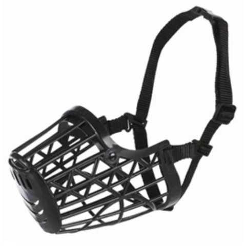 TRIXIE MUILKORF KUNSTSTOF ZWART M