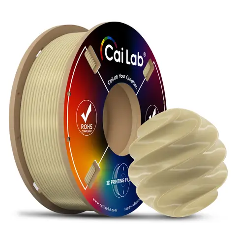 CAILAB Filament pour Imprimante 3D PLA+ Bio - Beige désert