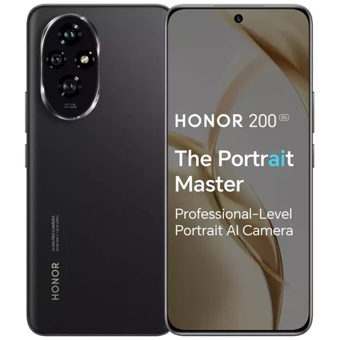 Honor 200 Smartphone 8GB+256GB Black Dual Card