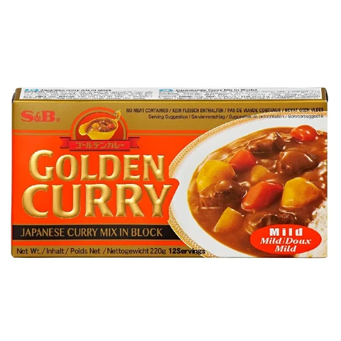 S&B Gouden Curry Saus Mix - Mild 220g