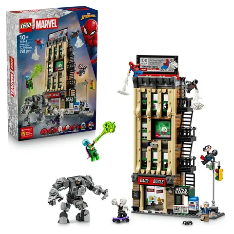LEGO Super Heroes 76342 Spider-Man vs. Mysterio: The Daily Bugle