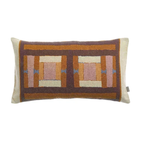 Taho Coussin Imprimé  Cuivre 30 x 50