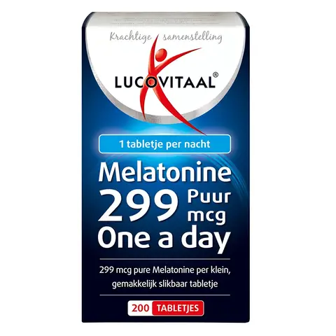 Lucovitaal Melatonine 299 mcg 200 tabletten