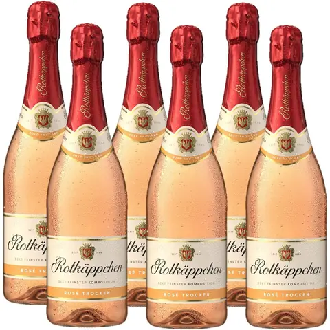 Rotkäppchen rosé trocken sekt 6x0.75 L