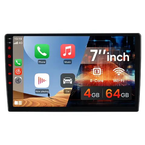 Junsun Serie 8163 2DIN (2-DIN) 7-Zoll Auto-Radio, 4 GB RAM + 64 GB ROM