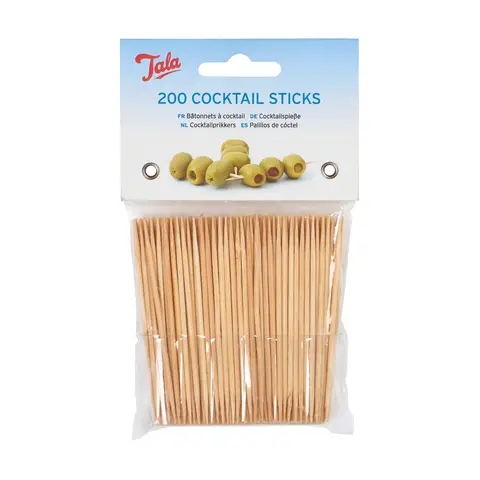 Tala Bamboo Cocktail Sticks / Toothpicks 200pcs
