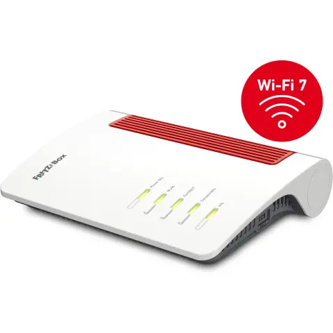 FRITZ!Box 7690 (Wi-Fi 7 DSL-Router mit 5.760 MBit/s (5GHz) & 1.376 MBit/s (2,4 GHz), bis zu 300 MBit/s mit VDSL-Supervectoring und ADSL2+, WLAN Mesh, DECT-Basis, deutschsprachige Version)