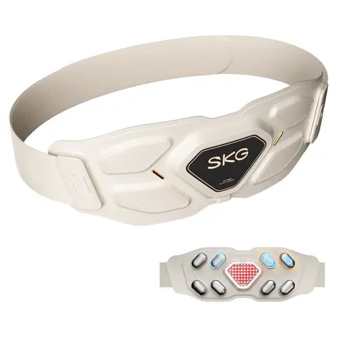 SKG W9 Pro Lower Back Massager Medium frequency EMS+TENS + 630nm Red Light Moxibustion Relieve lower back discomfort Gift for lover
