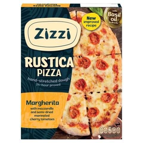 Zizzi Rustica Margherita Classic Pizza 410g