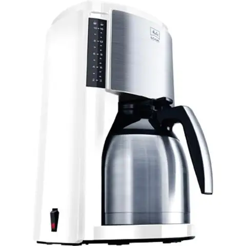 Melitta Look Therm Selection - Filterkaffeemaschine - mit Thermokanne - 8 Tassen - Weiß (1011-11 wh)