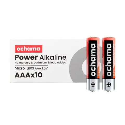 Ochama AAA-Batterien, 10 Stück, alkalisch, quecksilberfrei, umweltfreundlich, für Blutdruckmessgerät/Blutzuckermessgerät/Fingerabdruckschloss/Fernbedienung/Digitalwaage/Spielzeug, 10 Stück