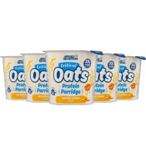 Applied Nutrition CRITICAL Oats Protein Porridge Golden Syrup - 12 X 60G
