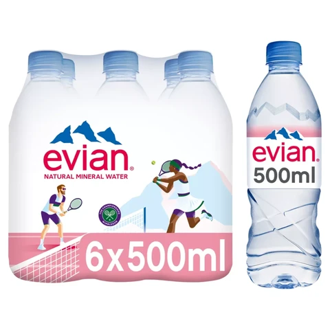 Evian Mineral Water 6X500ml