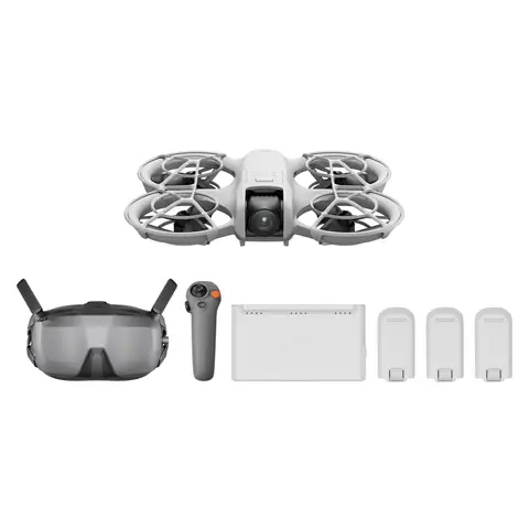 DJI Neo Motion Fly More Combo, Mini Drone with 4K UHD Camera for Adults, 135g Self Flying Drone that Follows You, Palm Takeoff, Subject Tracking, QuickShots, with RC Motion 3 and 3 Batteries