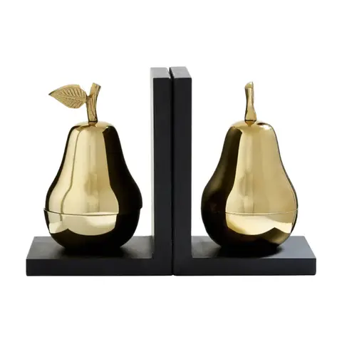 Premier Housewares Kinsley Set mit 2 Büchernenden in Birnenform