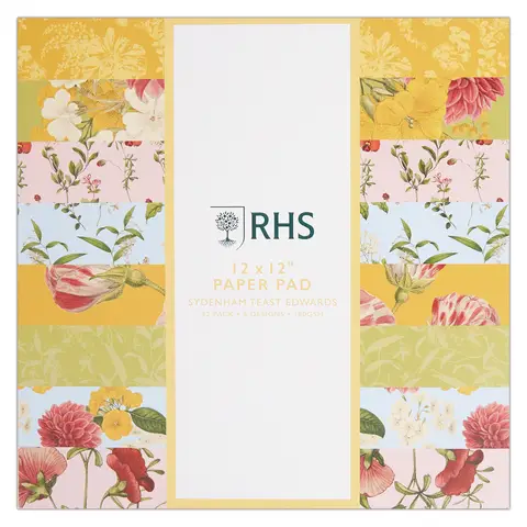 RHS Edwards Paper Pad 180gsm 12" x 12"