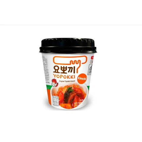 YOUNGPOONG Yopokki Original Kimchi Tteokbokki Becher HALAL 120 g