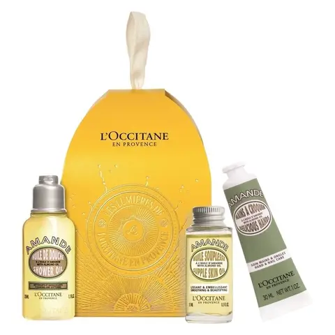 L'Occitane Amande Zachte Handcrème Geschenkdoos 80ml (Amande Badolie 35 ml * Amande Zachte Bodyolie 15 ml * Amande Handcrème 30 ml)