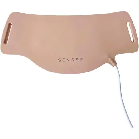 Sensse Silhouette LED Neck Mask, Anti-Aging LED Therapy, 4-modes, Soft Flexible Silicone, Comfortable Wear, Cream
