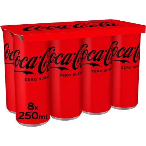 Coca-Cola Zero Sugar 8x250ml
