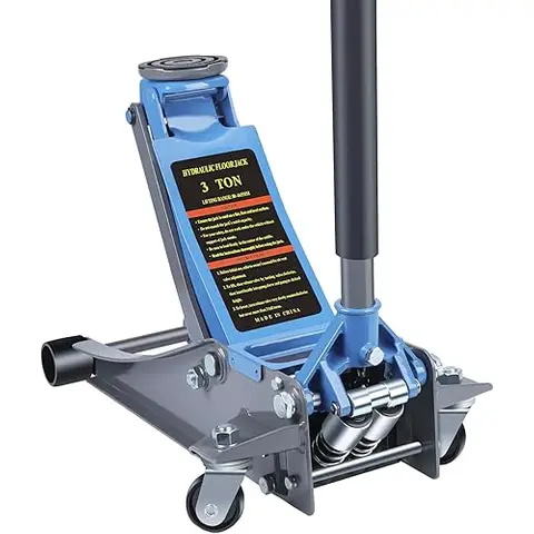 LARBANKE 3 Ton Low-profile Hydraulic Car Floor Jack,Built with Durable Aluminum and Steel,Floor Jack with Dual Pump System for Fast Lifting,6600Lbs Capacity,Lifting Range:3.15-18.31"