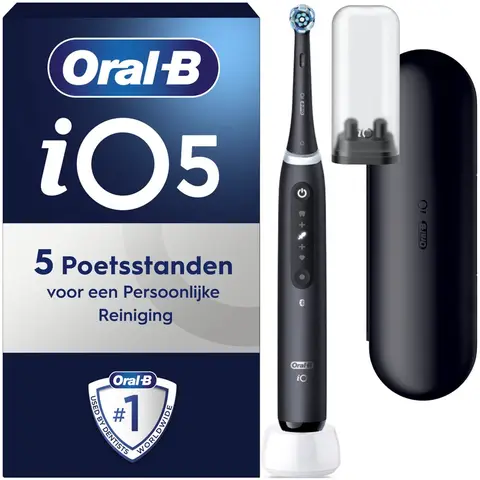 ORAL-B IO5 Elektrische Tandborstel Zwart 1CT