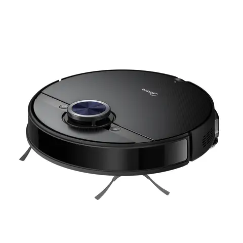 Midea Robot Vacuum, 2-in-1, High Suction Motor Power, Self-emptying Base Station, 2.5L Dust Bag, 180min Maximum Runtime - Black, S8+