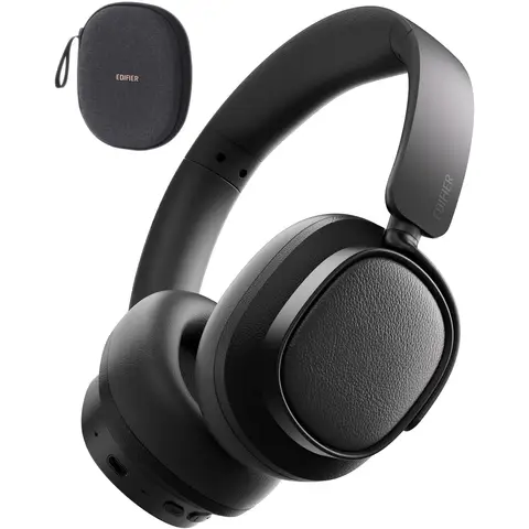 Edifier ES850NB Active Noise Cancelling Over-Ear Bluetooth Headphones, 92 hrs Playtime, Wired & Wireless Hi-Res Audio Certified, Fast Charging, Clear Calls