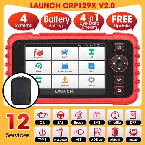 Launch CRP129X V2.0 Diagnostic Tools OBDII Scanner