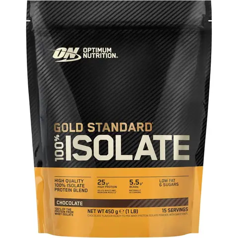 Optimum Nutrition Gold Standard 100% Whey Proteinisolat Pulver Geschmack Chocolate 450g