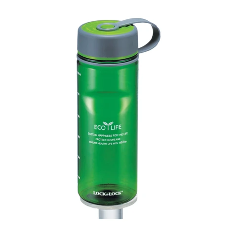 LocknLock Bisfree Aqua zweifarbige Trinkflasche, 650 ml, hellgrün