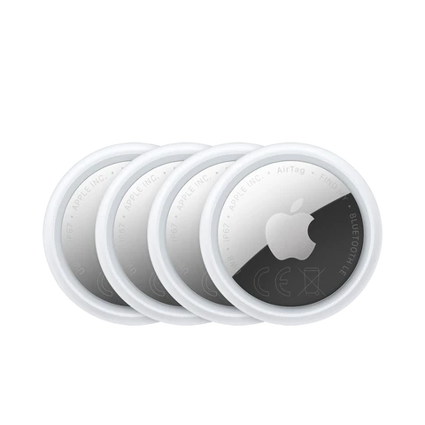 Apple Offizielle AirTags (2. Gen.) Verlustschutz-Tracker, Bluetooth, Menge: 4er-Pack