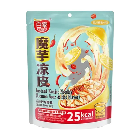 Bai Jia Konjac Noodle Lemon Sour & Hot 265g