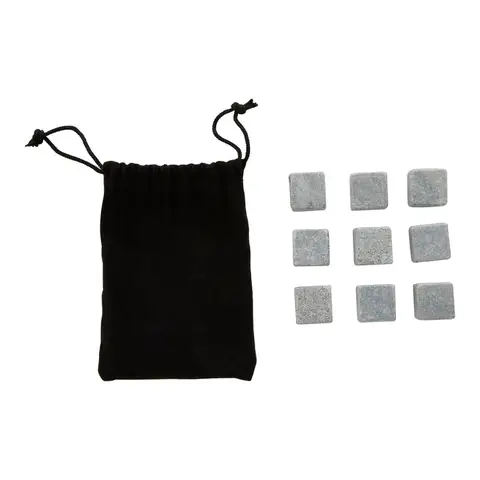 Maison by Premier Wilson Set Of 9 Granite Ice Rocks