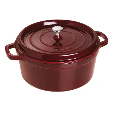 Staub Bräter 28 cm rund Grenadine