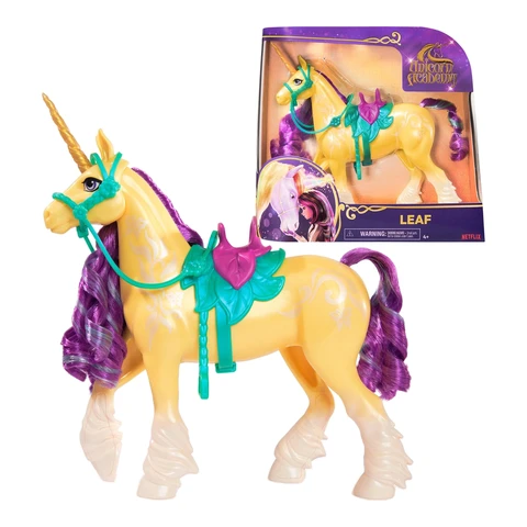 Unicorn Academy eenhoorn bladfiguur - 25 cm, multikleur