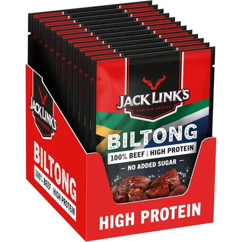 Jack Link's Beef Biltong Original Flavour 12 x 60 g